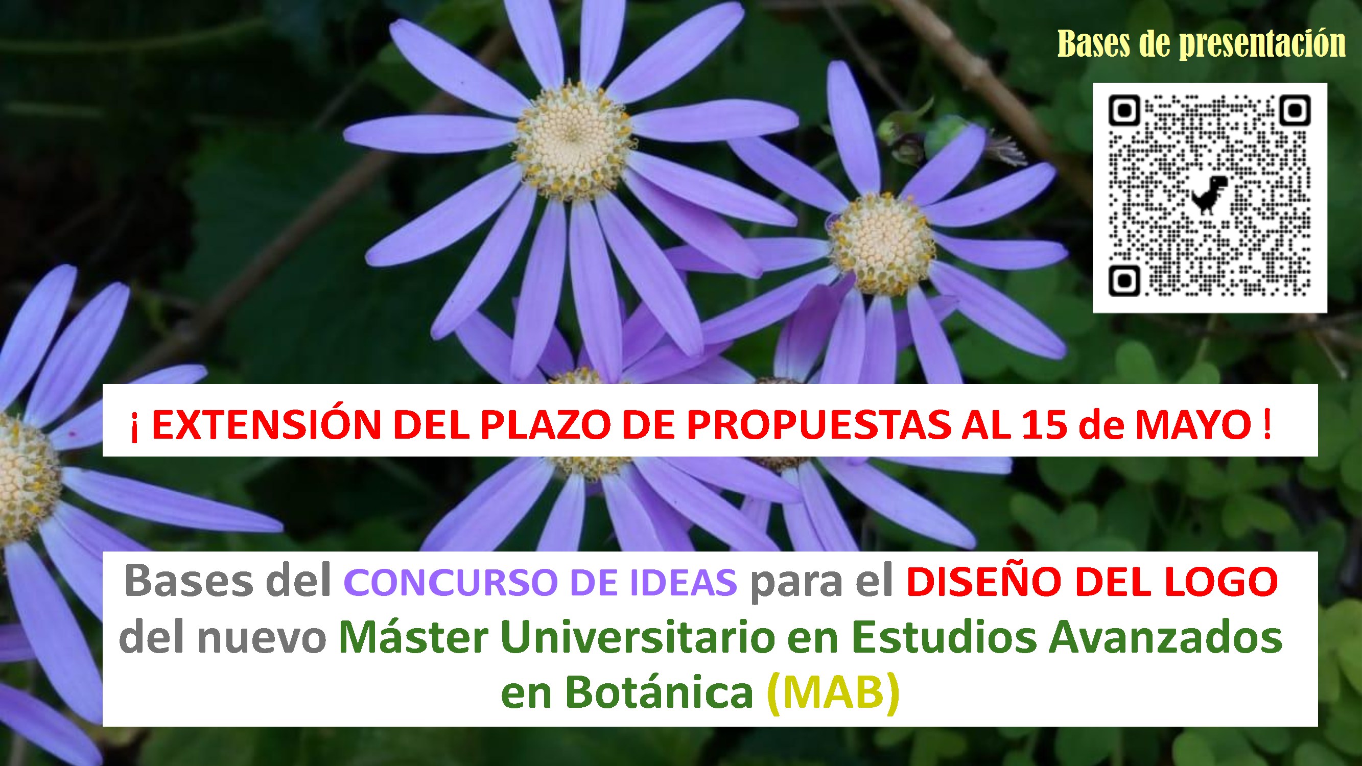 Concurso de Ideas para el logo del master universitario de estudios avanzados en Botánica (MAB)